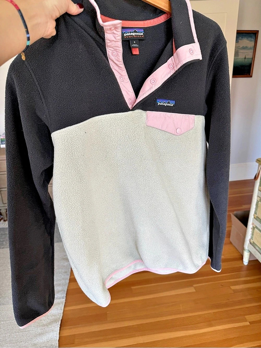 Patagonia Women's Lightweight Synchilla Snap-T Fleece Pullover Color Block